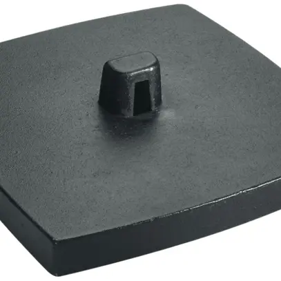 Standfuss zu DA200 1×, graphitschwarz, Tehalit mit Flextechnik 