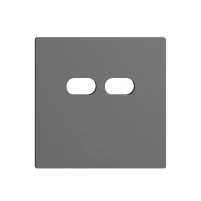 Kit de montage Feller EDIZIOdue pour prise USB 18W 2×type C gris foncé 