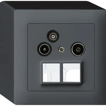 Prise pour antenne AP R/TV-Données kallysto HMS 2GHz 19db anthracite 