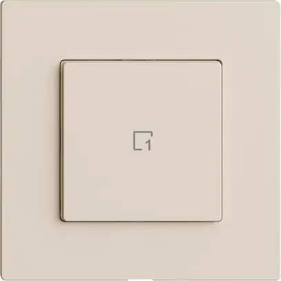 Abdeckset zu Szenentaster 1 Szene/1T Edue Wiser crema 