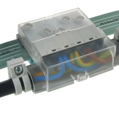 Scatola di derivazione Woertz per cavo piatto Power 5×2.5mm² 2×5P piatta 