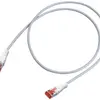 Cavo patch R&M cat.6a, S-FTP 2×RJ45/s, senza alogeno 0.5 m, grigio 