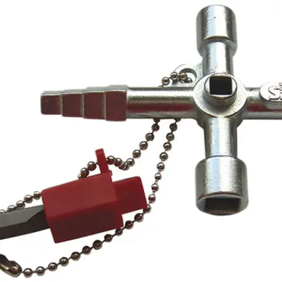 Chiave per armadio elettrico con bits metalliche Profi 