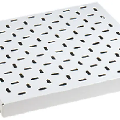 Ripiano 19'' perforato 1UA per prof. armadio 800mm grigio 