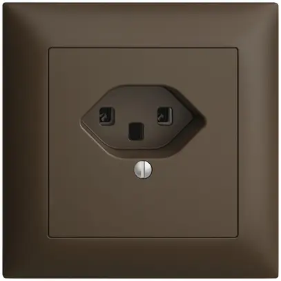 Presa INC EDIZIOdue T23 16A coffee, morsetti a vite 