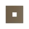 Placca frontale EDIZIOdue elegance per tasto semplice hazel 