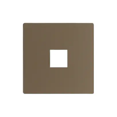 Plaque frontale EDIZIOdue elegance pour poussoir simple hazel 