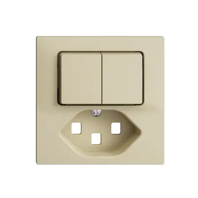 Kit frontale EDIZIOdue vanille 60×60mm T23 