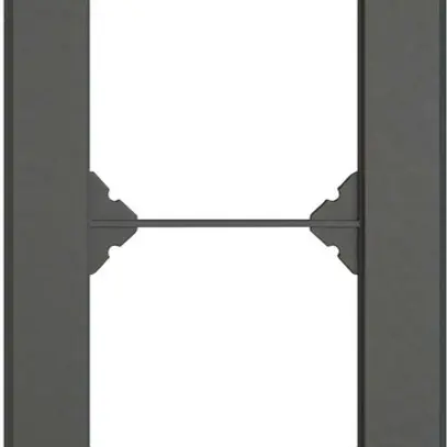 En-tête ENC EDIZIO.liv SNAPFIX® 4×1 pour combinaisons au choix gris foncé 