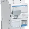 Interrupteur de protection incendie Hager AFDD+disjoncteur, 1P+N 10kA C10A 