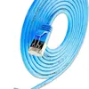 SLIM Câble patch : U/FTP, 1m, bleu Cat.6A, LSOH, jack non sécable, 3.8mm 