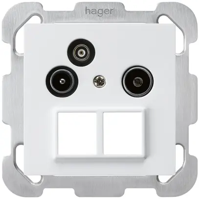 Prise pour antenne ENC R/TV/données kallysto HMS B 2GHz 10.5db blanc 