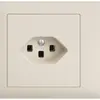 Prise INC EDIZIOdue T23 16A crema, 45…69mm, avec bornes enfichables 