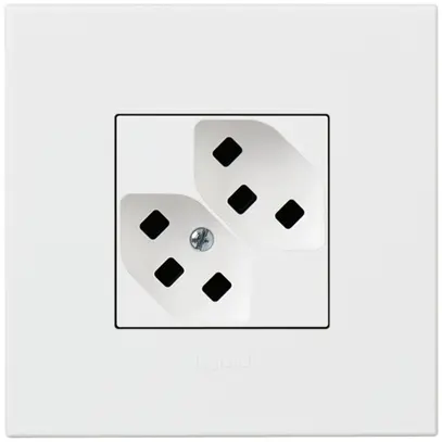 Prise ENC ATO 2×T23 blanc grd.I 