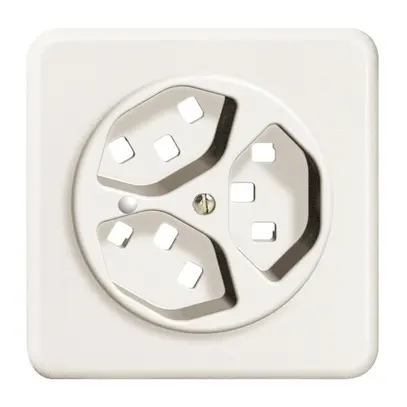 Kit frontal ENC FH 3×T23 blanc 86×86mm, lentille, 