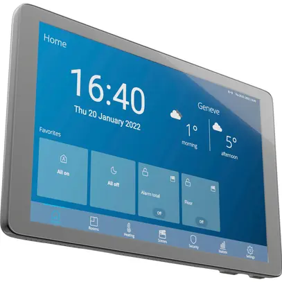 Schermo tattile INC 8" Amika, Ethernet/WLAN/Z-Wave 1DI IPS 1280×800px PoE/12VDC 