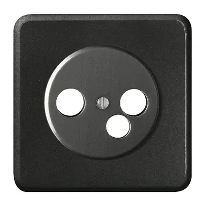 Kit frontale FH per presa net nero 