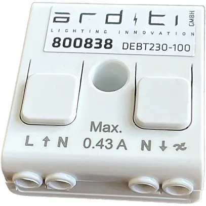 Commande de luminaires CASAMBI 230V coupure de phase descendante 40.4×36.6×14mm 