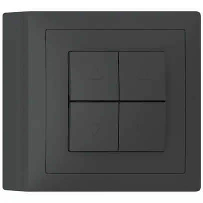 Interruttore per tapparella AP SIDUS antracite 2 canali 
