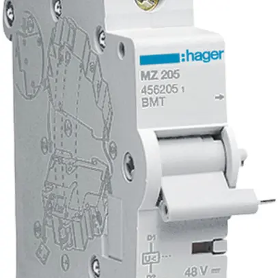 Unterspannungsauslöser Hager 48V DC Schraubanschluss 