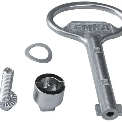 Fermeture Hager Univers double panneton 3mm 1 clé 