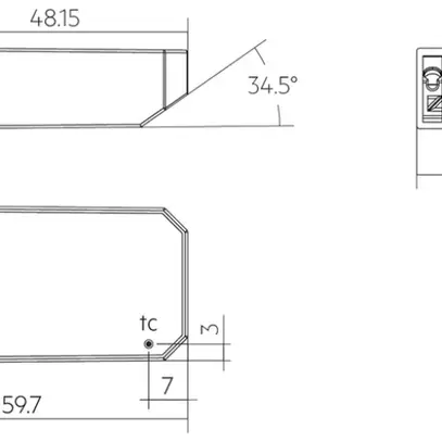 Interfaccia per tasto Tridonic basicDIM ILD G2 CWM 20 PBI1 