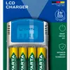 Caricabatterie VARTA LCD Charger con 4×AA 2.5Ah Ready To Use 