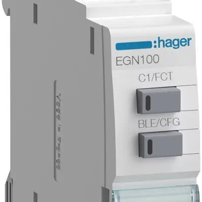 Interrupteur horaire multifonction numérique Hager EGN100 avec Bluetooth 1canal 