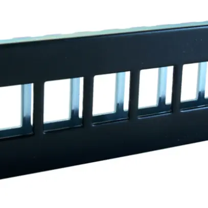 Panneau ITplus 19'' 1UH vide pour 24 modules noir 