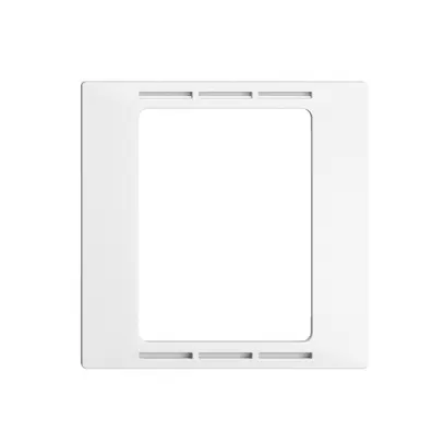 UP-Frontset EDIZIOdue F weiss für Raumthermostat mit Display 