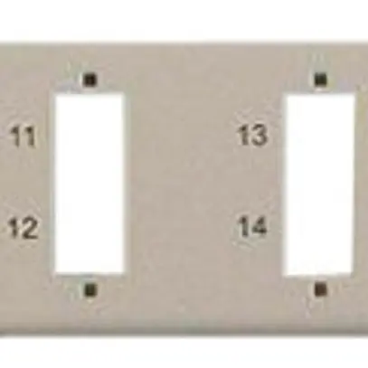 Plaque frontale pour panneau de distribution 19" pour FO 1UH 