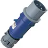 Stecker CEE-Powertop 32A 3P 6h 230V blau mit Verschraubung 