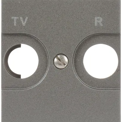 Placca frontale MOS TV/FM magnesio 2mod 