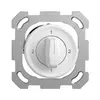 UP-Drehschalter STANDARDdue 3/1L weiss mit Drehgriff 