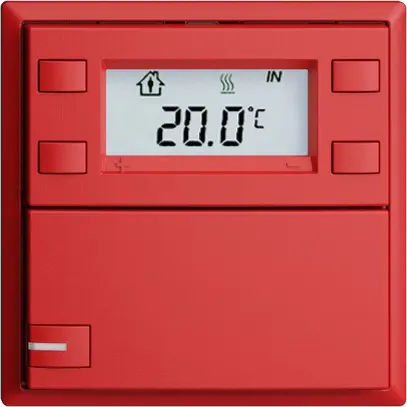 Pulsante RTH INC KNX 1×EDIZIOdue F berry, con LED RGB 