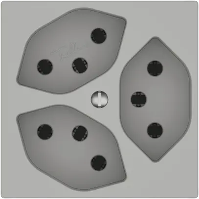 Prise EDIZIO.liv SNAPFIX® 3×T13 3×S grc 