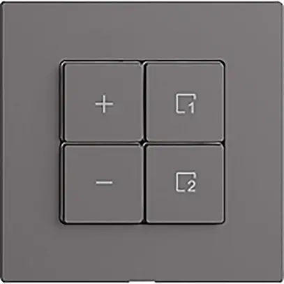 Dimmer Uni-LED 1K/4T scena WLAN Edue Wiser grigio scuro 