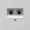 Boîte ENC kallysto 2×RJ45s séparé CUC gris clair 
