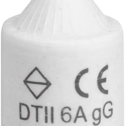 Fusibile D DTII 6A 500V gG con indicatore 