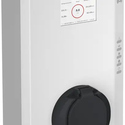 Ladestation ABB Terra W11-T-RD-M-0 Typ 2 AC 3P 16A MID mit RFID und Display 