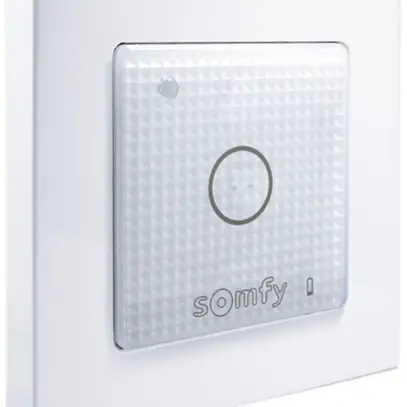 Trasmettitore da parete RF AP Somfy Smoove Lighting io, a batteria, bianco 