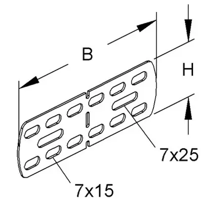 Raccordo universale 135×44mm zinc.send. 