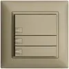 UP-Taster KNX 3-fach EDIZIOdue sand RGB mit LED 