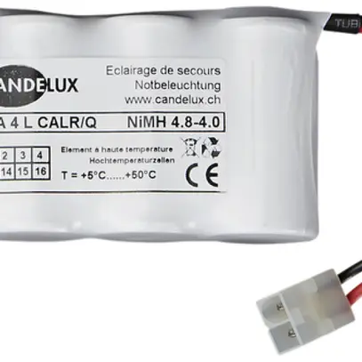 Accu NiMH BCA 4 L CALR/Q, 4.8V 4Ah 1h, pour CALR/CALQ 