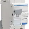 Disgiuntore differenziale Hager RCBO QC 2 230V car.C 16A 0.03A 2UM 