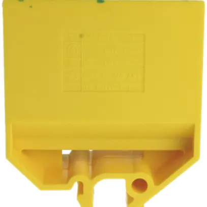 Abzweigklemme Woertz 16…35mm² 125A 750V Schraubanschluss 2×1 G-Schiene grün/gelb 