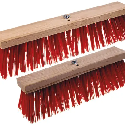 Scopa Plica Elaston 40cm corpo in faggio, rosso 