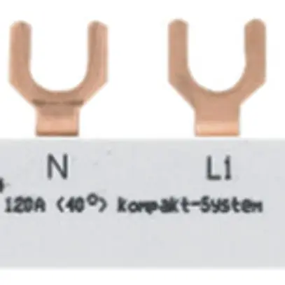 Pettine di raccordo Hager 4P 4L forca 16mm² 80A 210mm bianco 