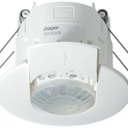 Rilevatore di presenza KNX INS Hager 360° Ø 5m, multicanale 