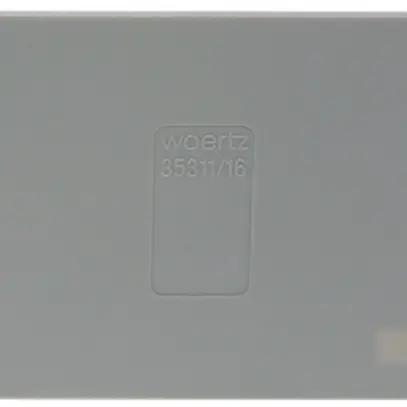 Paroi de séparation/fermeture 16mm² gris pour F W35310/16 